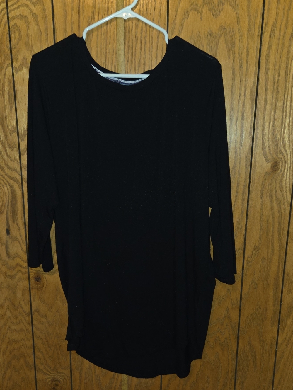 💼 Bobbie Brooks Women’s Black Long Sleeve Lightweight Tunic